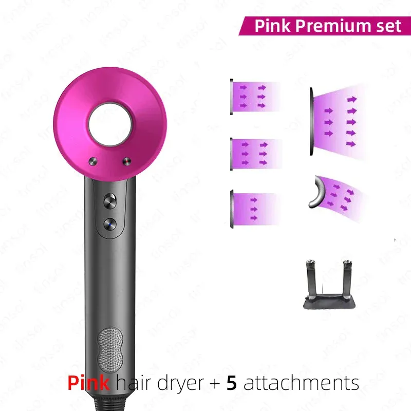 Professinal Leafless Hair Dryer 220V Negative Ion Quick Dry Home Powerful Hair Constant Flyaway Attachment Anion Electric Dryer