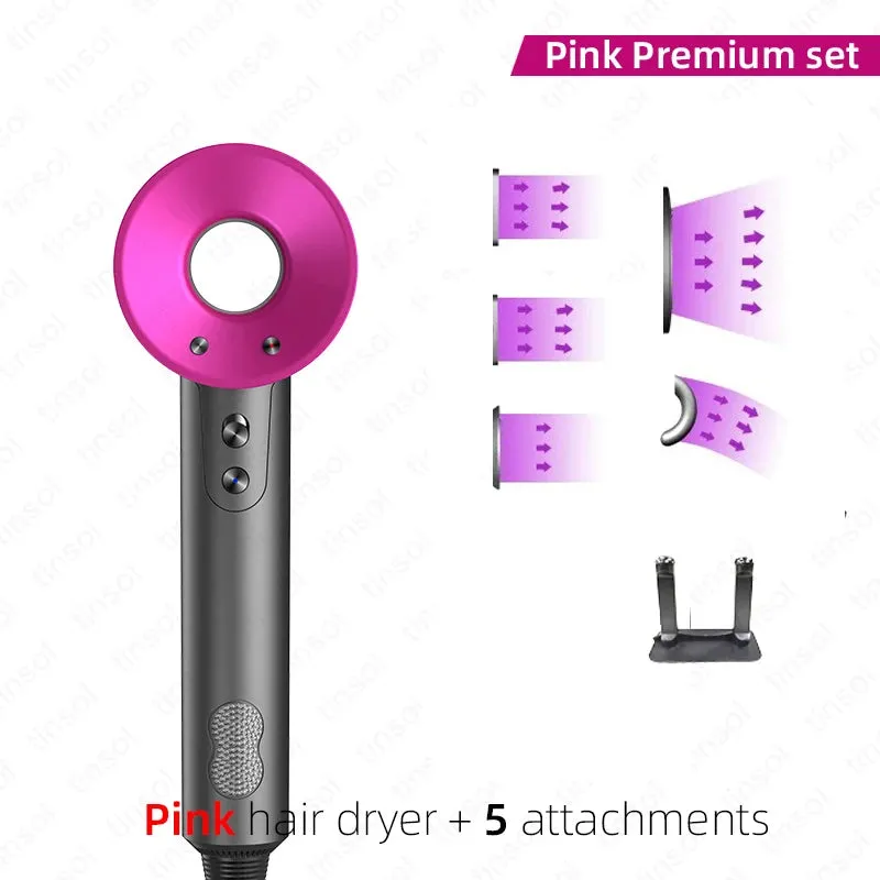 Professinal Leafless Hair Dryer 220V Negative Ion Quick Dry Home Powerful Hair Constant Flyaway Attachment Anion Electric Dryer