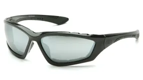 Pyramex SB8770DP Accurist Black Safety Glasses W/ Silver Mirror Lens (12 each)