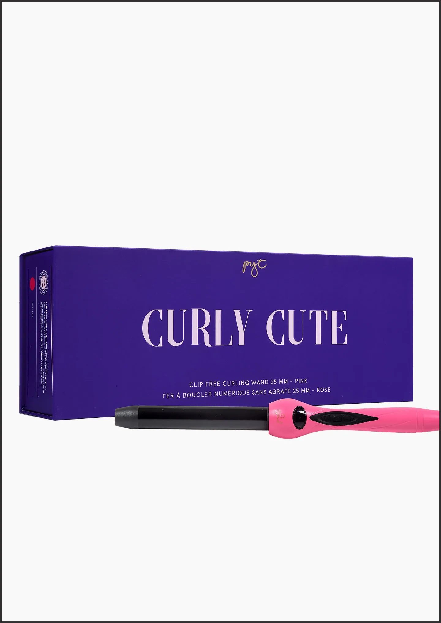 PYT - 25mm Digital Curler - Pink