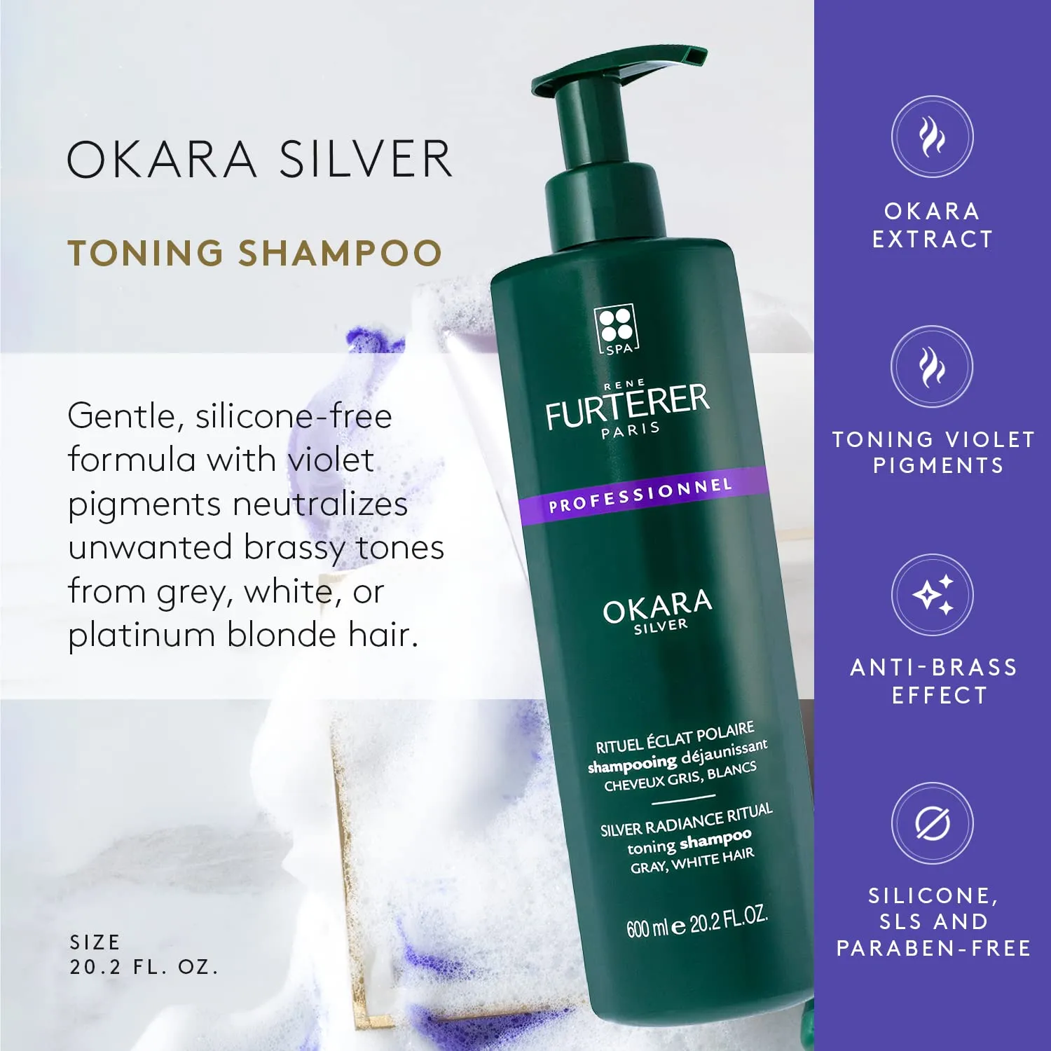 Rene Furterer Okara Silver Toning Shampoo