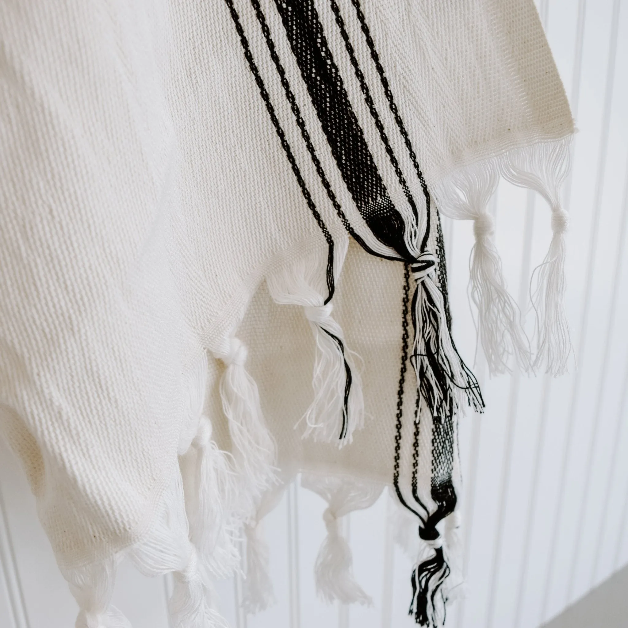 Savannah Turkish Cotton   Bamboo Hand Towel - Five Stripe