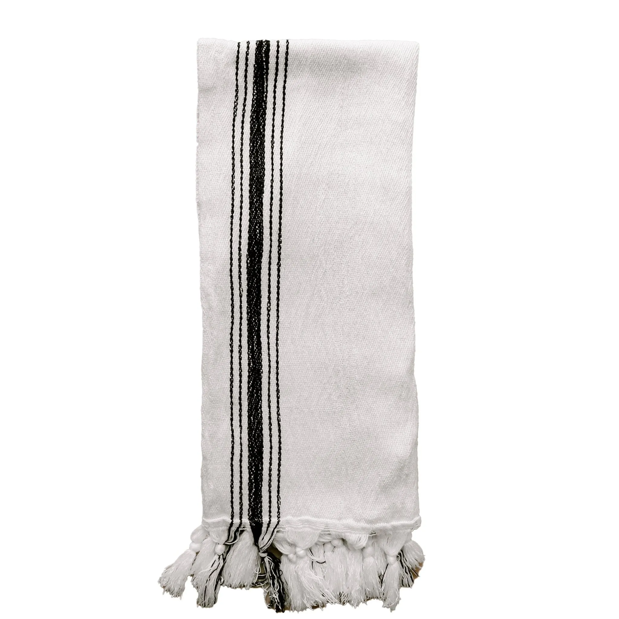 Savannah Turkish Cotton   Bamboo Hand Towel - Five Stripe