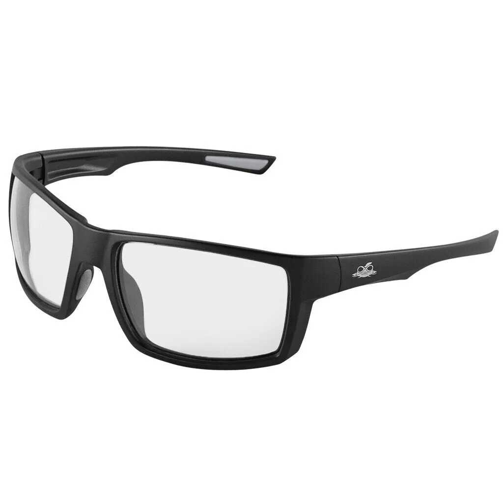 Sawfish Photochromic / Performance Fog Technology Lens, Matte Black Frame Safety Glasses - BH26613PFT