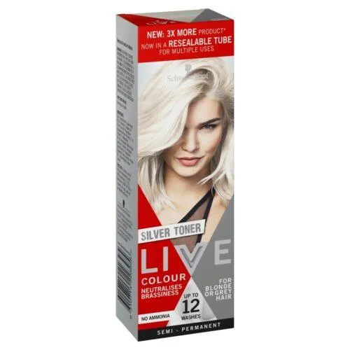 Schwarzkopf Live Colour Silver Toner 75mL