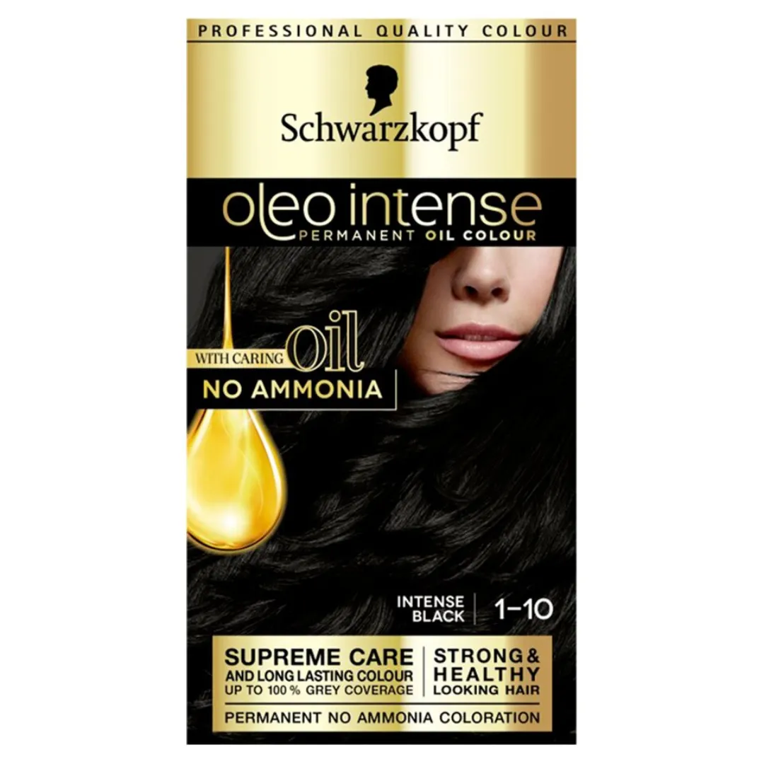 Schwarzkopf Oleo Intense Black 1-10 Permanent Hair Dye (U)