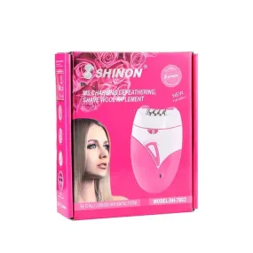 Shinon SH-7803 Epilator Rechargeable Threading Machine Full Body Hair Removal Machine From Roots