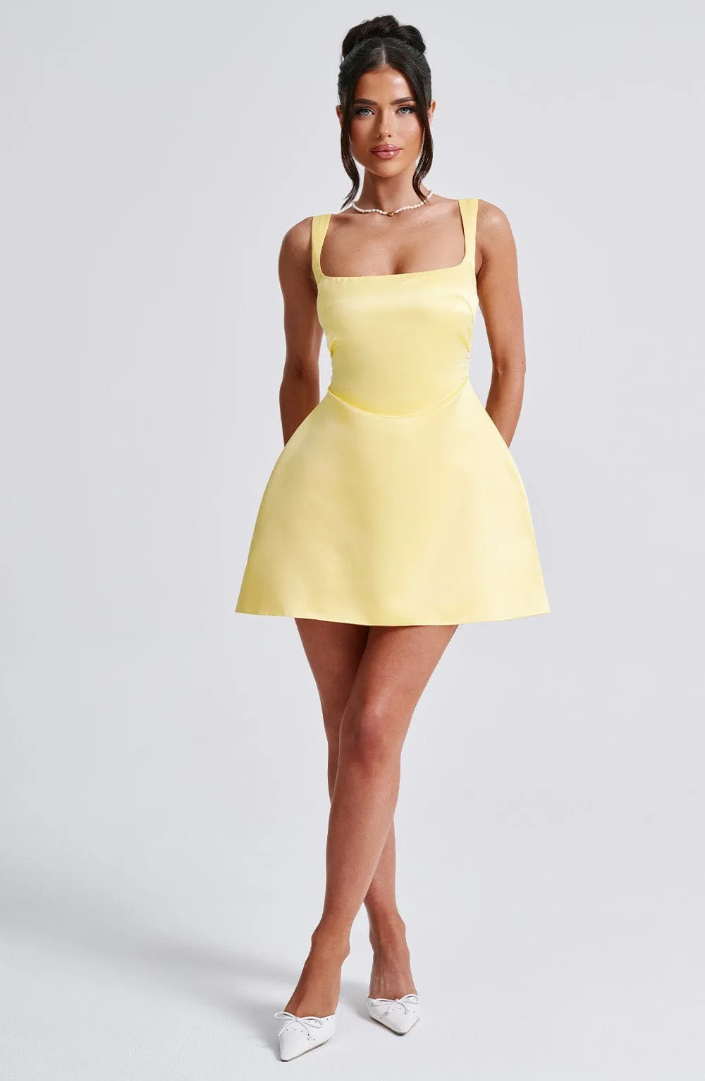 Sofie Mini Dress - Lemon