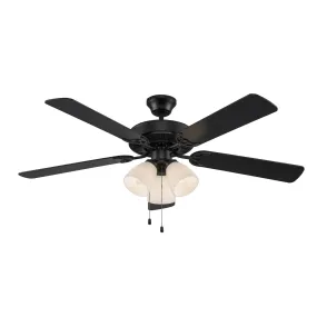 Solana 52" Ceiling Fan in Black