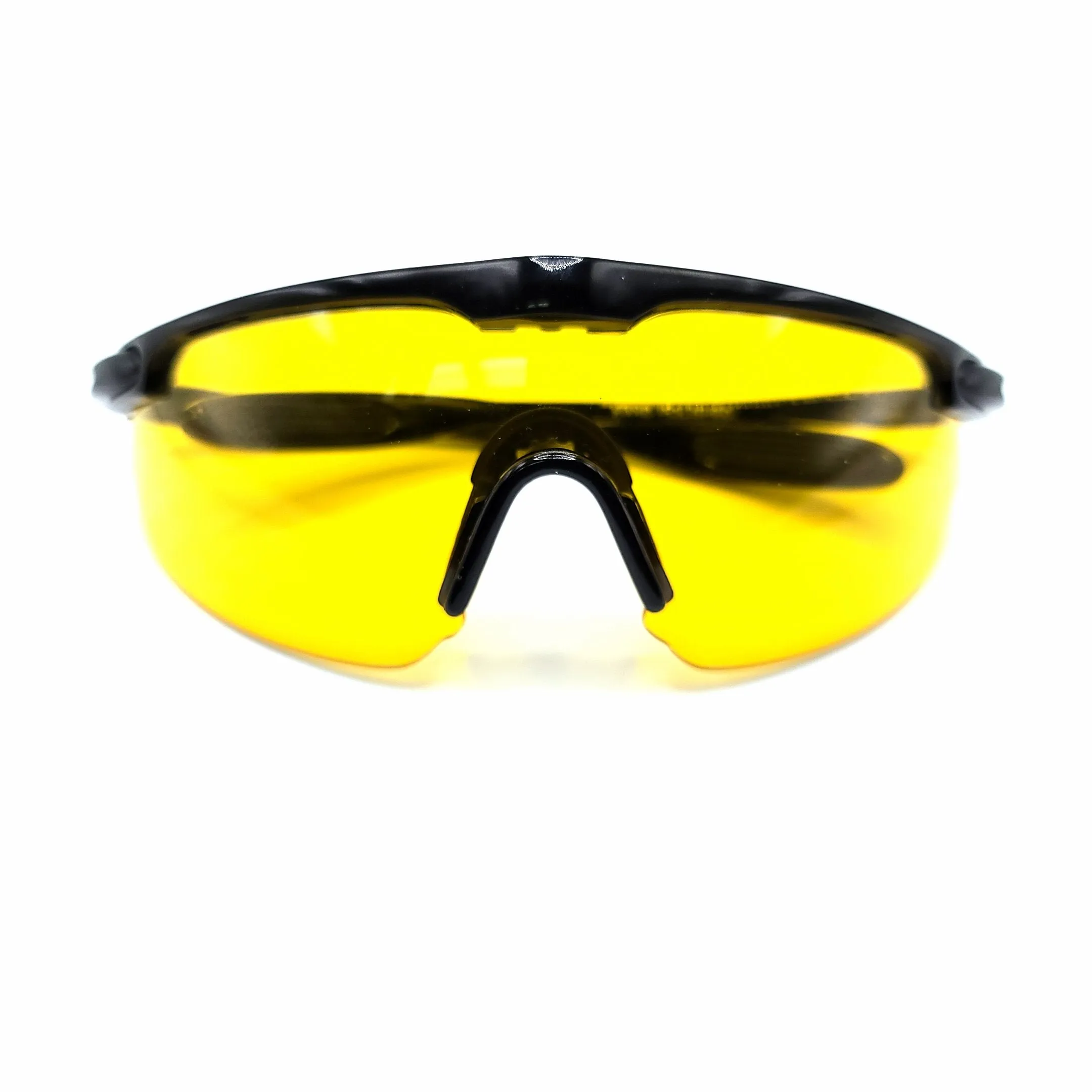 Spaceman Half Frame Sport Night Driving Yellow Lens Safety Glasses