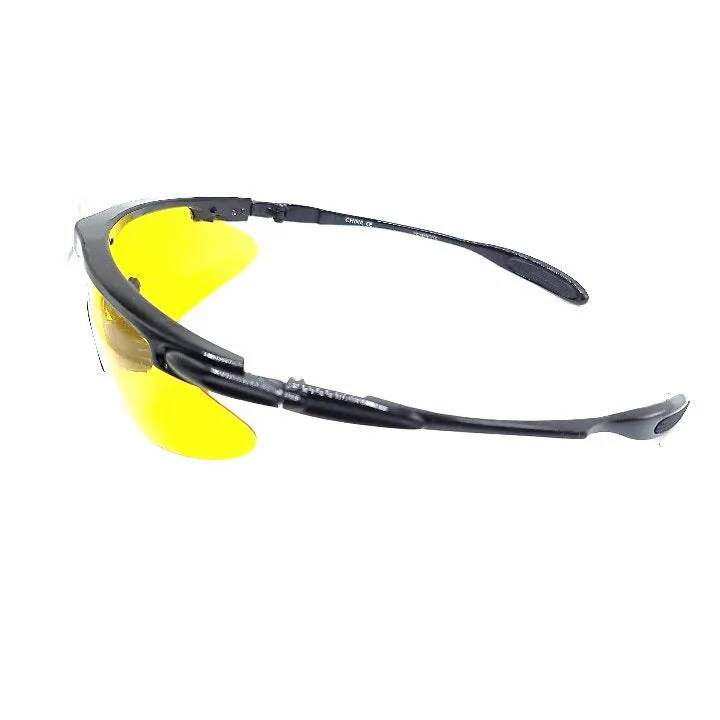 Spaceman Half Frame Sport Night Driving Yellow Lens Safety Glasses