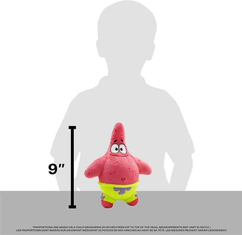 Sponge Bob Square Pants - Patrick Star 9 Inch Small Soft Plush