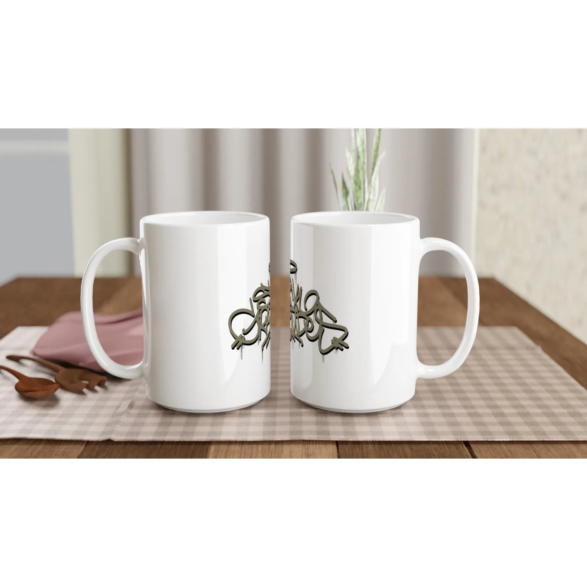 Stack Gratitudes (MTO) 
 White 15oz Ceramic Mug