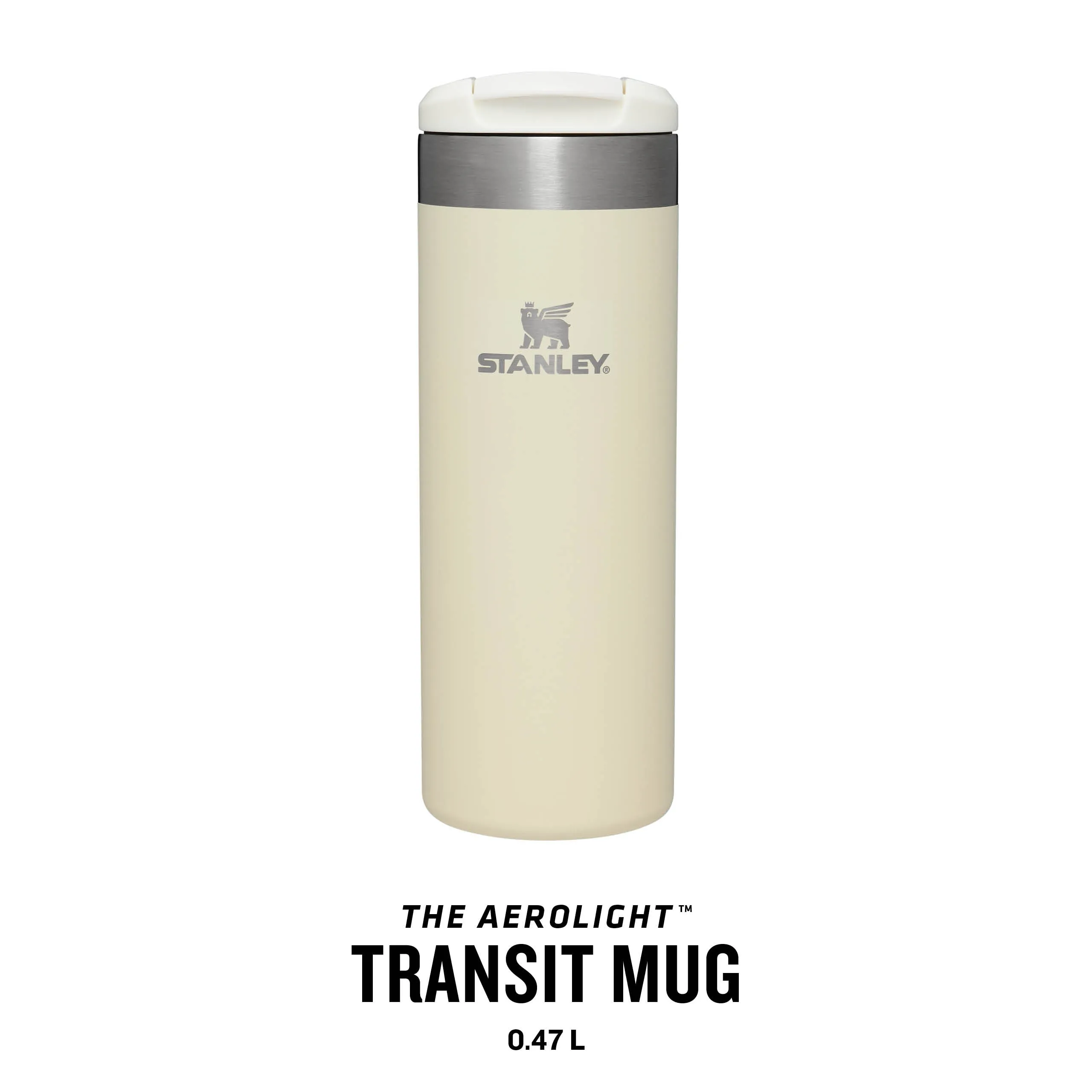 Stanley Aerolight Transit Mug 0.47L Cream Metallic