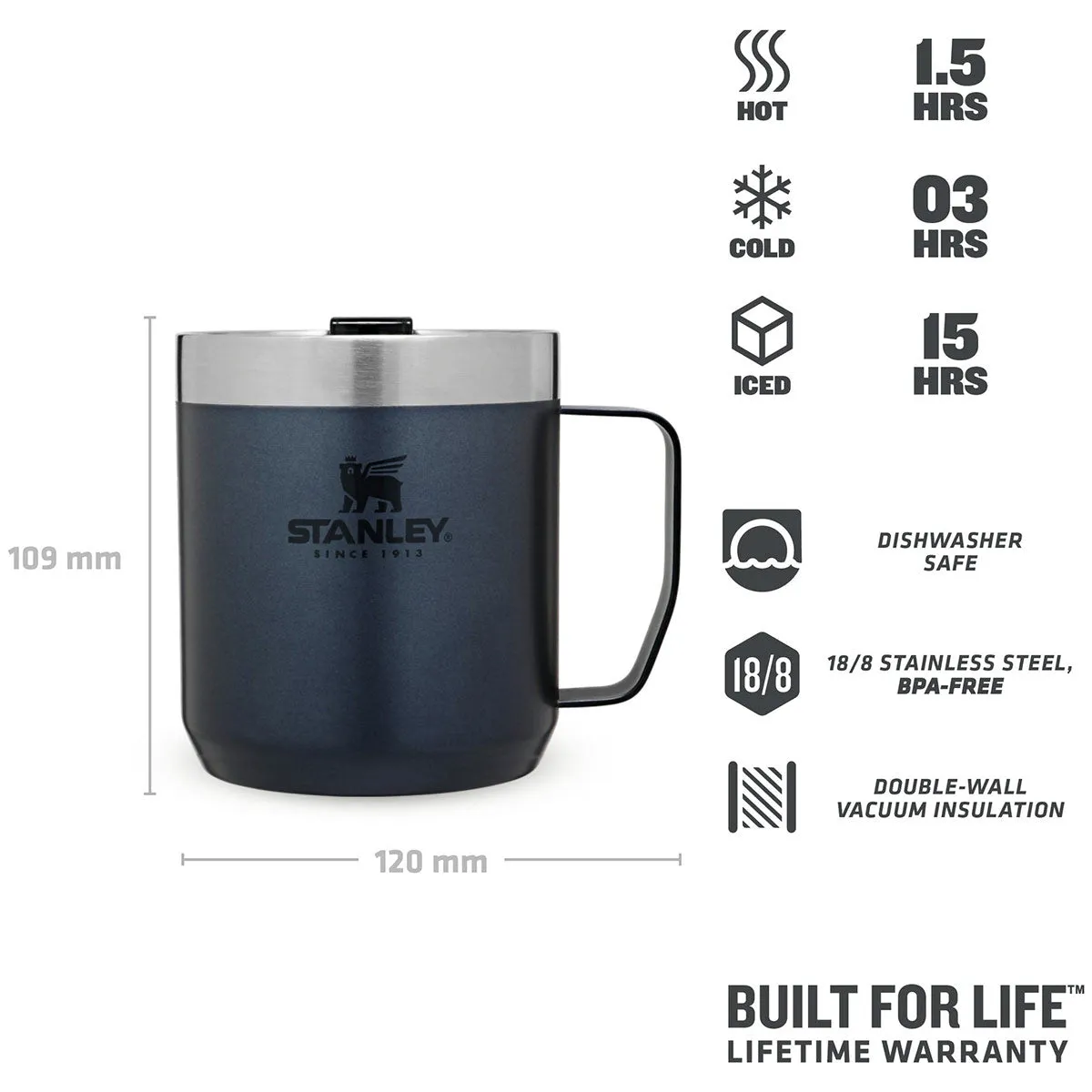 Stanley Classic Legendary Camp Mug 350ml Nightfall