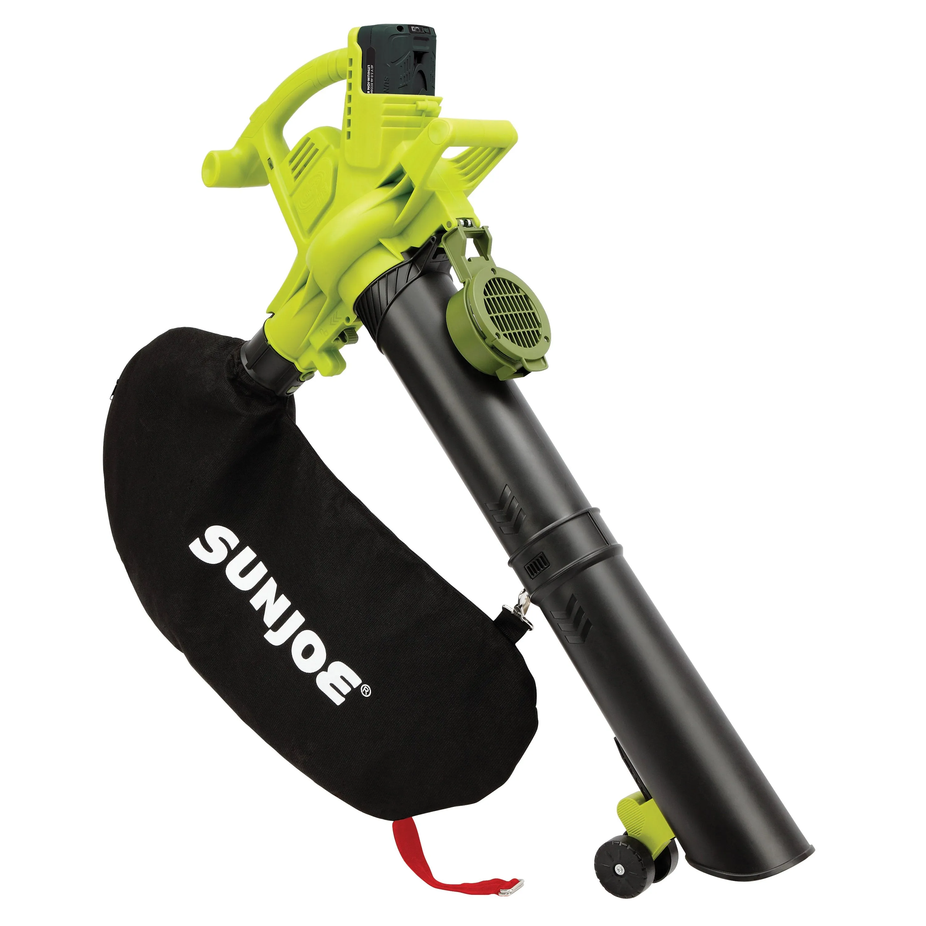 Sun Joe iONBV-XR 40-Volt iONMAX Cordless 3-in-1 Blower Vacuum Mulcher Kit | 200-MPH | W/ 5.0-Ah Battery and Charger