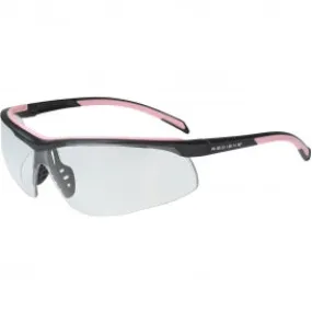 T71 CLEAR BLACK / PINK FRAME SAFETY GLASSES