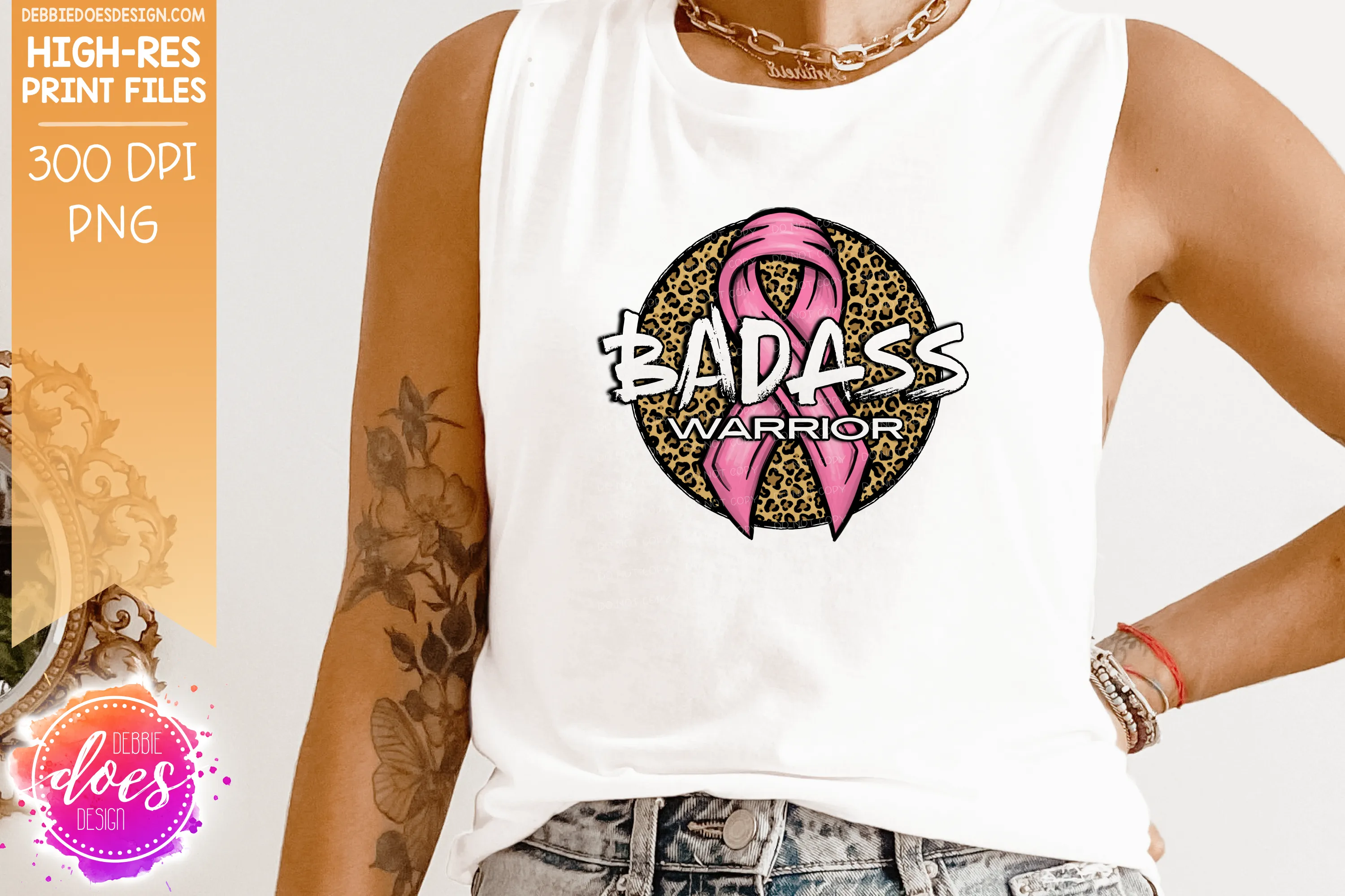 The Badass Warrior Awareness Bundle - Includes 45 files PLUS 2 bonus SVG's! - Sublimation/Printable Design