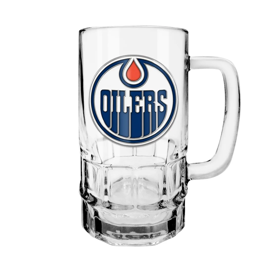 The Sports Vault 18 oz NHL Edmonton Oilers Medallion Mug