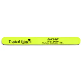 Tropical Shine - Yellow Flash File - Ex-Fine 320 Washable Disinfectable