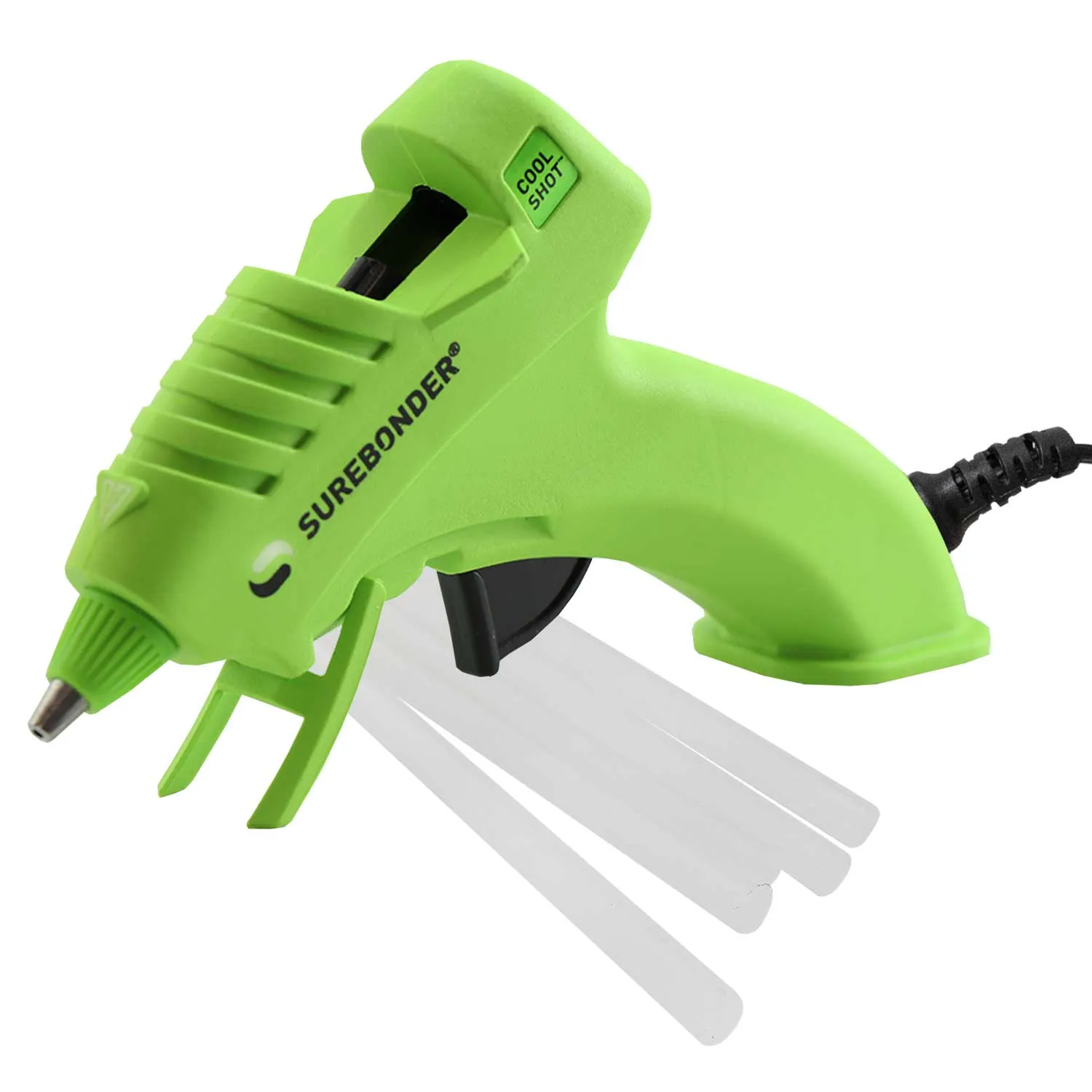 Ultra Low Temperature Cool Shot Mini Glue Gun with 12 Glue Sticks (Plus Series KD-160FKIT)