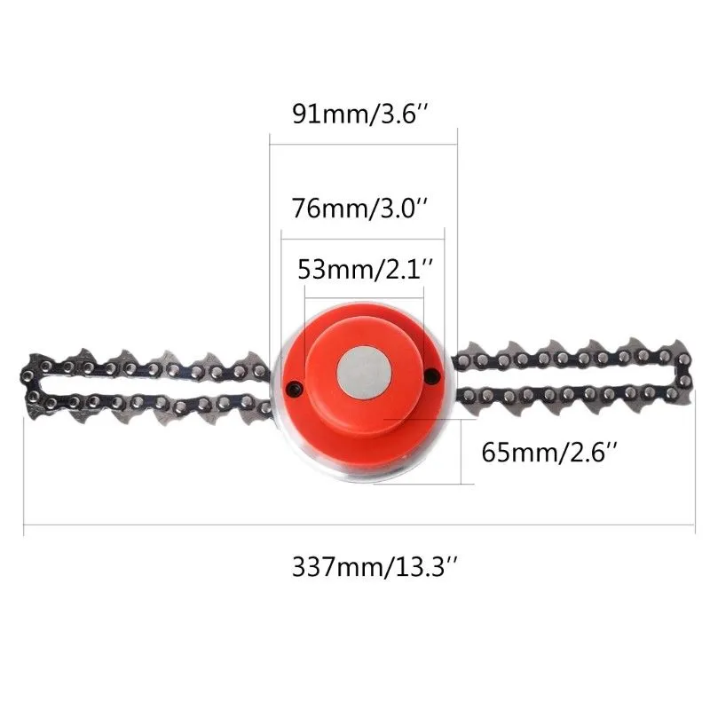 Universal Trimmer Head Coil 65Mn Chain Brushcutter With Thickening chain Garden Grass Parts Trimmer For Lawn Mower