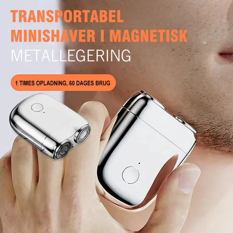 Vaskbar Genopladelig Transportabel Mini Shaver