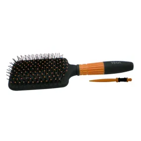 VEGA PREMIUM PADDLE HAIR BRUSH WITH CLEANER E15-PB