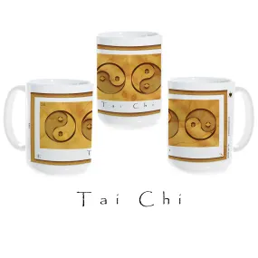 Yin Yang Coffee Mug "Wood" (Tai Chi)